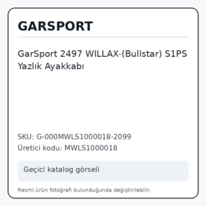 GarSport 2497 WILLAX-(Bullstar) S1PS Yazlık Ayakkabı