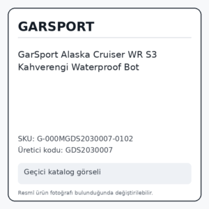 GarSport Alaska Cruiser WR S3 Kahverengi Waterproof Bot