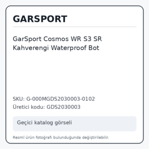 GarSport Cosmos WR S3 SR Kahverengi Waterproof Bot