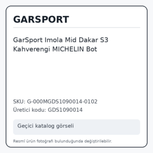 GarSport Imola Mid Dakar S3 Kahverengi MICHELIN Bot