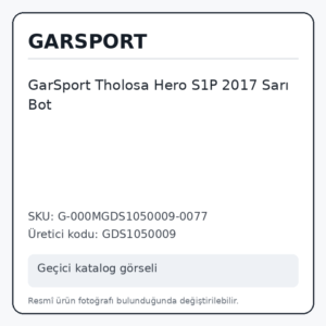 GarSport Tholosa Hero S1P 2017 Sarı Bot
