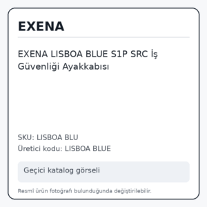 EXENA LISBOA BLUE S1P SRC İş Güvenliği Ayakkabısı