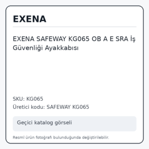 EXENA SAFEWAY KG065 OB A E SRA İş Güvenliği Ayakkabısı
