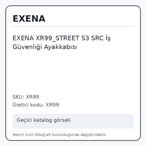 EXENA XR99_STREET S3 SRC İş Güvenliği Ayakkabısı