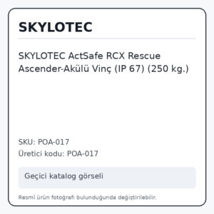 SKYLOTEC ActSafe RCX Rescue Ascender-Akülü Vinç (IP 67) (250 kg.) SKYLOTEC ActSafe RCX Rescue Ascender-Akülü Vinç (IP 67) (250 kg.)