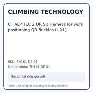 CT ALP TEC 2 QR Sit Harness for work positioning QR Buckles (L-XL)