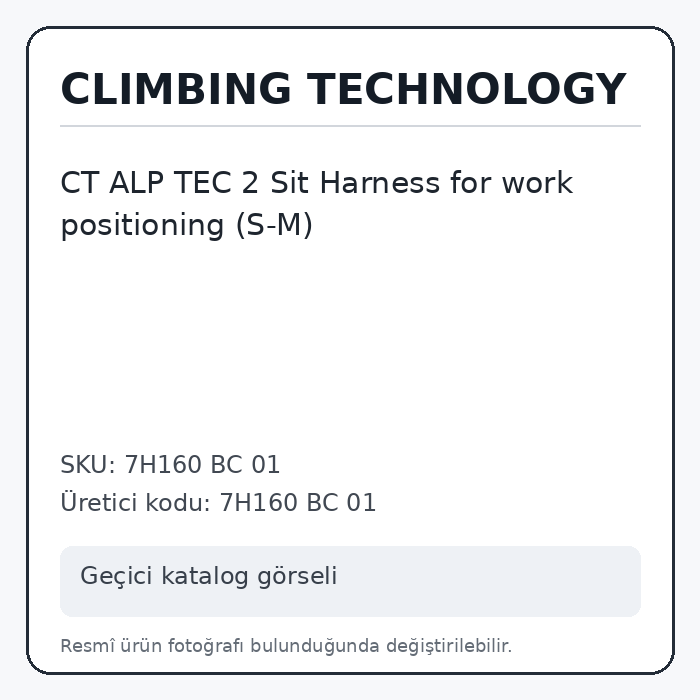 CT ALP TEC 2 Sit Harness for work positioning (S-M) CT ALP TEC 2 Sit Harness for work positioning (S-M)