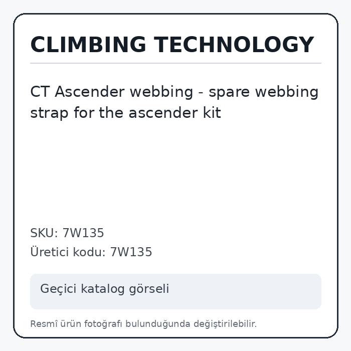 CT Ascender webbing - spare webbing strap for the ascender kit CT Ascender webbing - spare webbing strap for the ascender kit