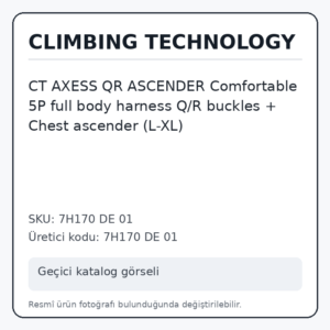 CT AXESS QR ASCENDER Comfortable 5P full body harness Q/R buckles + Chest ascender (L-XL) CT AXESS QR ASCENDER Comfortable 5P full body harness Q/R buckles + Chest ascender (L-XL)