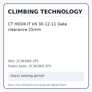 CT HOOK-IT kN 30-12-11 Gate clearance 25mm CT HOOK-IT kN 30-12-11 Gate clearance 25mm