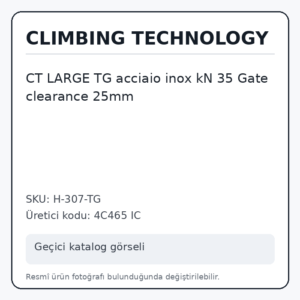 CT LARGE TG acciaio inox kN 35 Gate clearance 25mm CT LARGE TG acciaio inox kN 35 Gate clearance 25mm