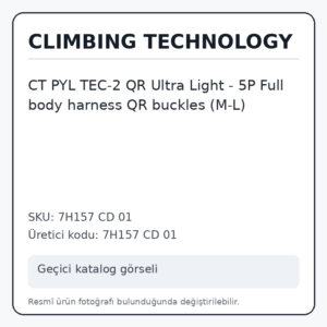 CT PYL TEC-2 QR Ultra Light - 5P Full body harness QR buckles (M-L) CT PYL TEC-2 QR Ultra Light - 5P Full body harness QR buckles (M-L)