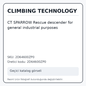 CT SPARROW Rescue descender for general industrial purposes