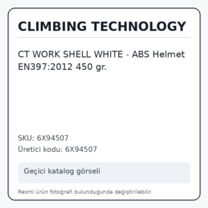 CT WORK SHELL WHITE - ABS Helmet EN397:2012 450 gr. CT WORK SHELL WHITE - ABS Helmet EN397:2012 450 gr.