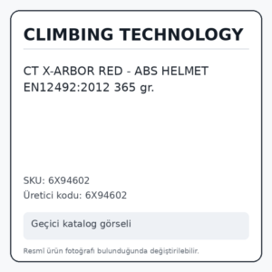 CT X-ARBOR RED - ABS HELMET EN12492:2012 365 gr. CT X-ARBOR RED - ABS HELMET EN12492:2012 365 gr.