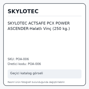 SKYLOTEC ACTSAFE PCX POWER ASCENDER-Halatlı Vinç (250 kg.) SKYLOTEC ACTSAFE PCX POWER ASCENDER-Halatlı Vinç (250 kg.)