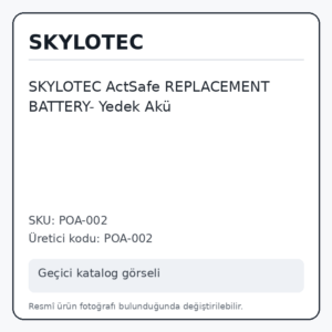 SKYLOTEC ActSafe REPLACEMENT BATTERY- Yedek Akü SKYLOTEC ActSafe REPLACEMENT BATTERY- Yedek Akü