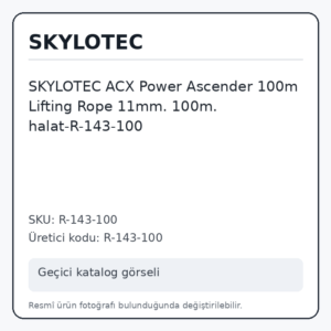 SKYLOTEC ACX Power Ascender 100m Lifting Rope 11mm. 100m. halat-R-143-100 SKYLOTEC ACX Power Ascender 100m Lifting Rope 11mm. 100m. halat-R-143-100