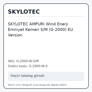 SKYLOTEC AMPURI Wind Enerji Emniyet Kemeri S/M (G-2000) EU Version