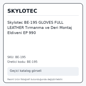 Skylotec BE-195 GLOVES FULL LEATHER Tırmanma ve Deri Montaj Eldiveni EP 990