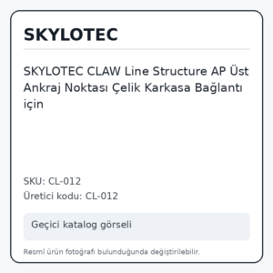 SKYLOTEC CLAW Line Structure AP Üst Ankraj Noktası Çelik Karkasa Bağlantı için