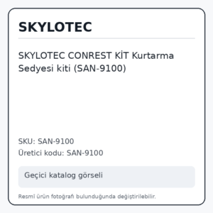 SKYLOTEC CONREST KİT Kurtarma Sedyesi kiti (SAN-9100) SKYLOTEC CONREST KİT Kurtarma Sedyesi kiti (SAN-9100)