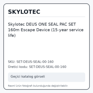 Skylotec DEUS ONE SEAL PAC SET 160m Escape Device (15-year service life) Skylotec DEUS ONE SEAL PAC SET 160m Escape Device (15-year service life)