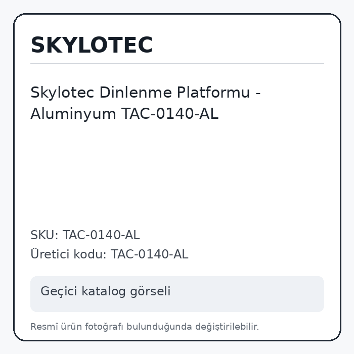 Skylotec Dinlenme Platformu - Aluminyum TAC-0140-AL Skylotec Dinlenme Platformu - Aluminyum TAC-0140-AL