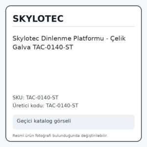 Skylotec Dinlenme Platformu - Çelik Galva TAC-0140-ST