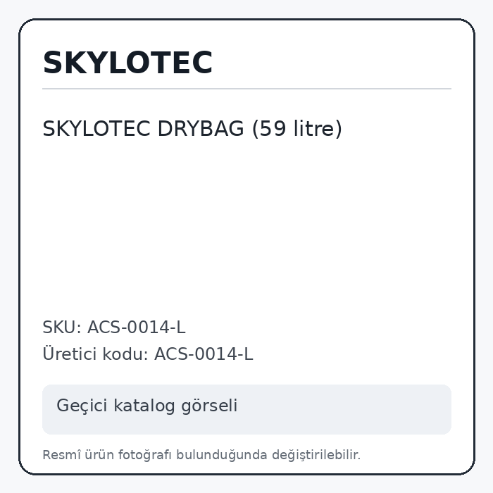 SKYLOTEC DRYBAG (59 litre) SKYLOTEC DRYBAG (59 litre)