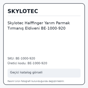 Skylotec Halffinger Yarım Parmak Tırmanış Eldiveni BE-1000-920