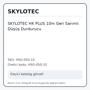 SKYLOTEC HK PLUS 10m Geri Sarımlı Düşüş Durdurucu