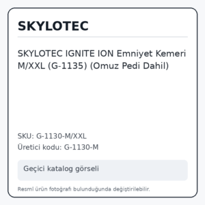 SKYLOTEC IGNITE ION Emniyet Kemeri M/XXL (G-1135) (Omuz Pedi Dahil)