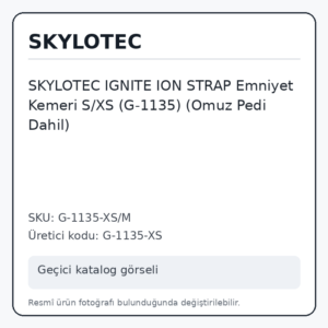 SKYLOTEC IGNITE ION STRAP Emniyet Kemeri S/XS (G-1135) (Omuz Pedi Dahil)