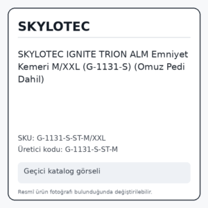 SKYLOTEC IGNITE TRION ALM Emniyet Kemeri M/XXL (G-1131-S) (Omuz Pedi Dahil)