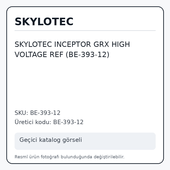 SKYLOTEC INCEPTOR GRX HIGH VOLTAGE REF (BE-393-12) SKYLOTEC INCEPTOR GRX HIGH VOLTAGE REF (BE-393-12)