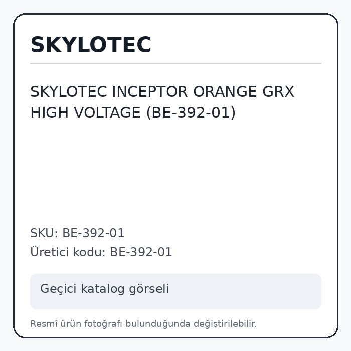 SKYLOTEC INCEPTOR ORANGE GRX HIGH VOLTAGE (BE-392-01) SKYLOTEC INCEPTOR ORANGE GRX HIGH VOLTAGE (BE-392-01)