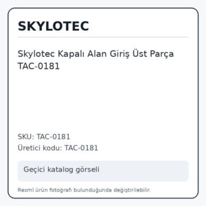 Skylotec Kapalı Alan Giriş Üst Parça TAC-0181