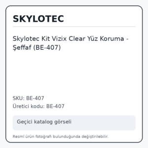 Skylotec Kit Vizix Clear Yüz Koruma - Şeffaf (BE-407)