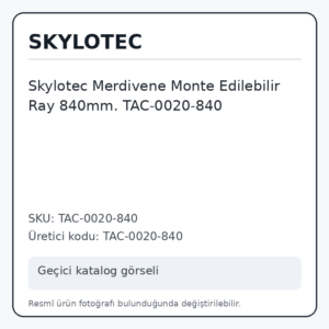 Skylotec Merdivene Monte Edilebilir Ray 840mm. TAC-0020-840