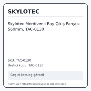 Skylotec Merdivenli Ray Çıkış Parçası 560mm. TAC-0130