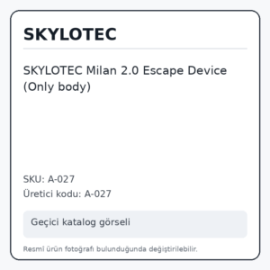 SKYLOTEC Milan 2.0 Escape Device (Only body) SKYLOTEC Milan 2.0 Escape Device (Only body)