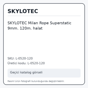 SKYLOTEC Milan Rope Superstatic 9mm. 120m. halat