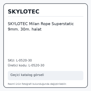 SKYLOTEC Milan Rope Superstatic 9mm. 30m. halat
