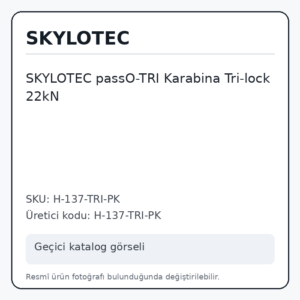 SKYLOTEC passO-TRI Karabina Tri-lock 22kN