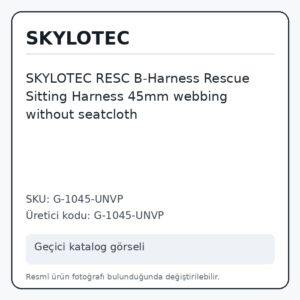 SKYLOTEC RESC B-Harness Rescue Sitting Harness 45mm webbing without seatcloth