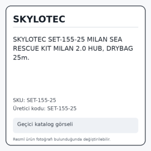 SKYLOTEC SET-155-25 MILAN SEA RESCUE KIT  MILAN 2.0 HUB, DRYBAG 25m.