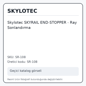 Skylotec SKYRAIL END-STOPPER - Ray Sonlandırma Skylotec SKYRAIL END-STOPPER - Ray Sonlandırma