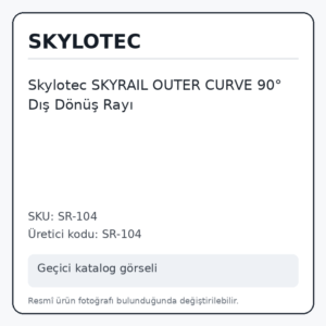 Skylotec SKYRAIL OUTER CURVE 90° Dış Dönüş Rayı Skylotec SKYRAIL OUTER CURVE 90° Dış Dönüş Rayı