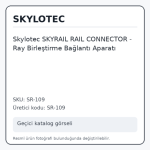 Skylotec SKYRAIL RAIL CONNECTOR - Ray Birleştirme Bağlantı Aparatı Skylotec SKYRAIL RAIL CONNECTOR - Ray Birleştirme Bağlantı Aparatı